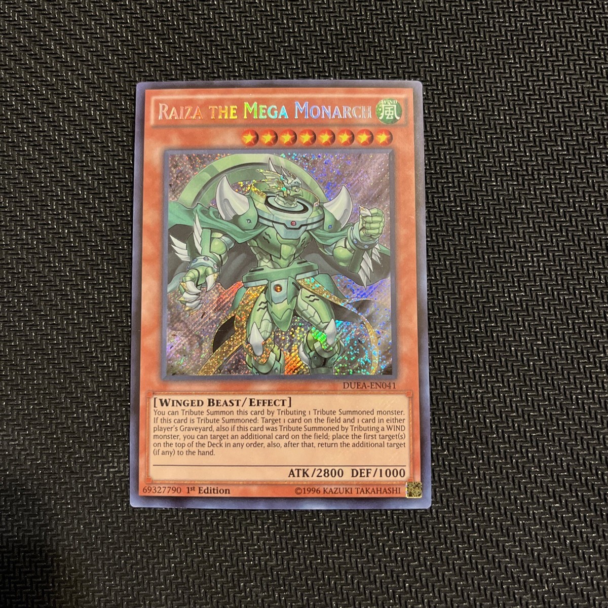YUGIOH RAIZA THE MEGA MONARCH 1ST EDITION DUEA-EN041 NEAR MINT | eBay