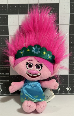 Just Play Pink Poppy Troll Doll Plush 10 Inch 2020 Dreamworks Stuffed Toy
