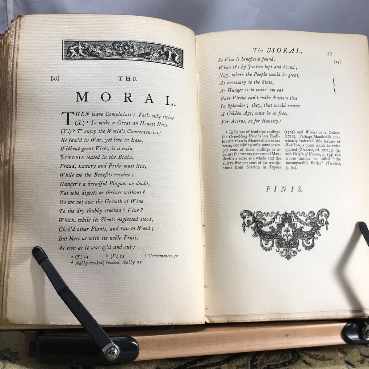 1924 The Fable of the Bees: Or, Private Vices, Publick 1924 The Fable of the Bees: Or, Private Vices, Publick