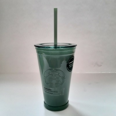 starbucks green recycled glass cup
