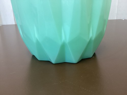 Art Deco Opalin Vase Kubistisch Geometrisch Moderniste SPIP France - Bild 7 von 11