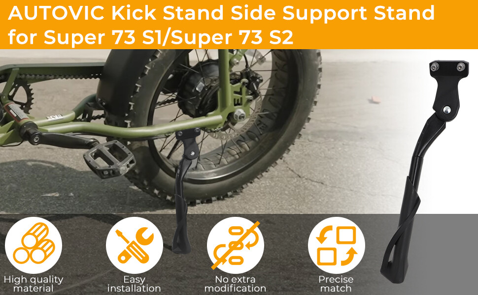 Super 73 Electric Bike Kickstand For Super 73 S1/Super 73 S2