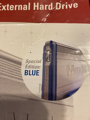 Maxtor One Touch II Hard Drive 200GB Blue Hard drive 12V External - Picture 8 of 10