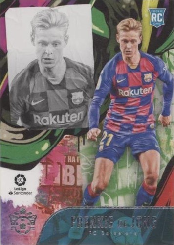2019-20 Chronicles Soccer Rookie RC Base FC Barcelona Frenkie de