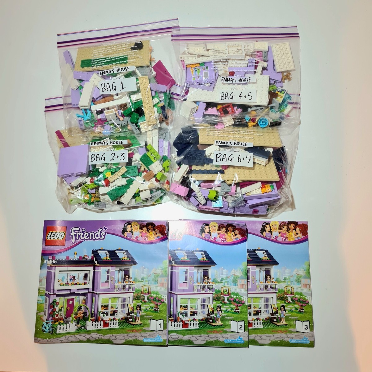 プレステ4 Retired LEGO FRIENDS 41095 Emma's House Complete Set Immaculate