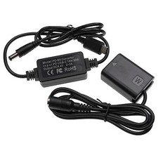 Alimentatore USB per Sony Alpha 5000 6100 6300 3000 5100 6000 8,4V 2m + Accoppiatore DC