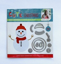 Crafters Companion, Cute Christmas, Build A Snowman Metal Die Set - Die Cutting