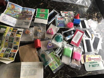 1980 s Kelloggs, Cereal Box Toy Lot
