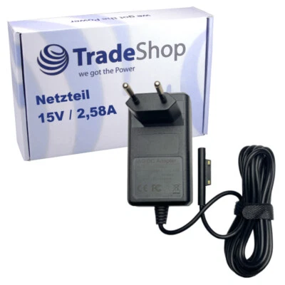 TRADE-SHOP Netzteil Ladekabel 15V für Microsoft Surface Laptop 3, Pro 8, Pro X