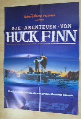 Filmplakat - Die Abenteuer von Huck Finn ( Elijah Wood, Walt Disney )