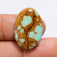 100 Natural Turquoise Oval Shape Cabochon Loose Gemstone 13 Ct 22X15X4mm OA9832