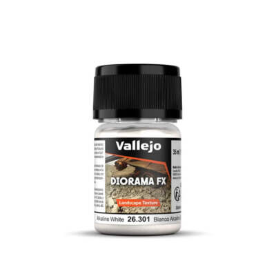 Vallejo 26.301 Diorama FX Alkaline White 0.5-1mm Landscape Texture 35ml Bottle