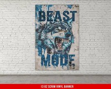 Fitness Motivation Banner - Large Wall Art - Home Gym Decor