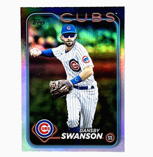 Topps 2024 Series 1 DANSBY SWANSON Rainbow Foil #164 Chicago Cubs