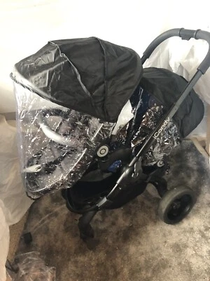 UNIVERSAL iCandy Peach 3 - Funda protectora de lluvia 1 X asiento principal - 1 X cubierta de lluvia de doble asiento nuevo