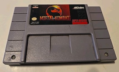 Mortal Kombat 1 (Super Nintendo, 1993) SNES AUTHENTIC Cartridge Only TESTED