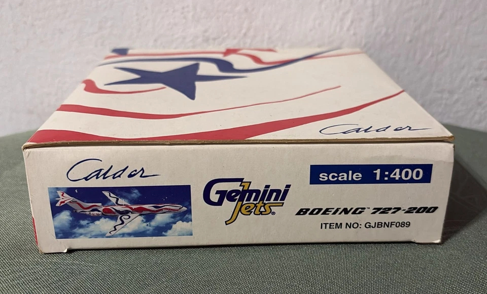 GEMINI JETS BOEING 727-200 SCALA 1:400  AEREO MODELLINO NUOVO  IN BOX CALDER - Immagine 2 di 4