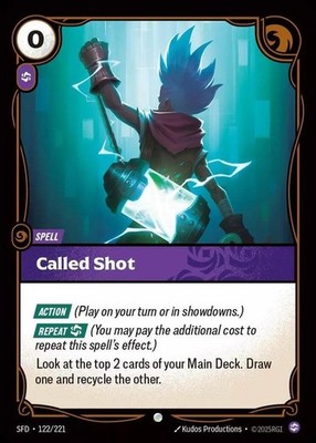 Riftbound Called Shot (122/302) Spiritforged NM