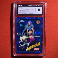 Hellrune #199 Marvel Chrome Sapphire CGC 9 Topps 2025