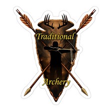 Traditional Archery Quiver Vintage Decal