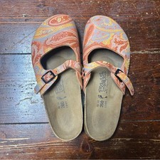 Zoccoli Birki's by Birkenstock Dorian Paisley arancione taglia donna 9