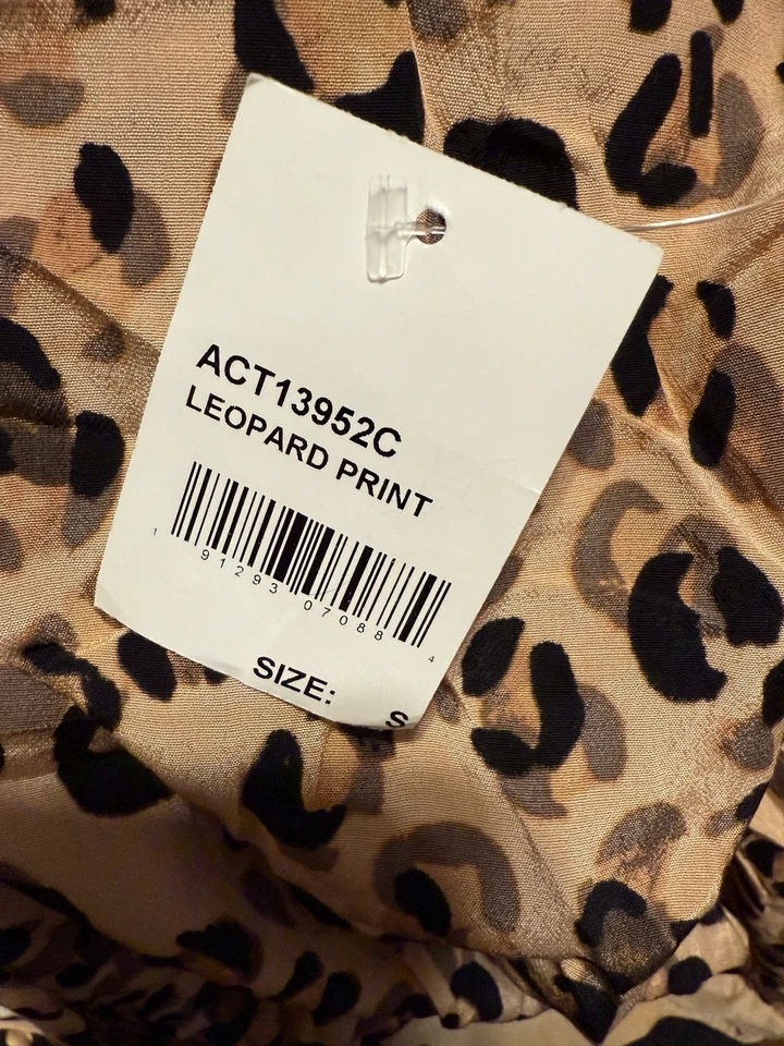 NWT Leopard Print Thong Bodysuit - ASTR Size Small (can fit Med) - Image 3 of 3