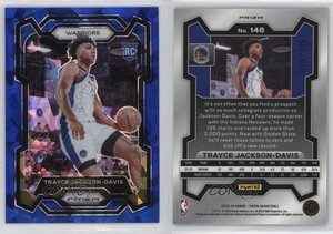 2023-24 Panini Prizm Blue Ice Prizm /125 Trayce Jackson-Davis #148 Rookie RC