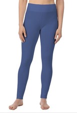Cuddl Duds Women's Cottonwear High-Rise Leggings - CD8727813 Blue Haze Medium