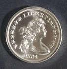 2 oz 999 Silver Round Draped Bust Half Dollar Design High Relief Lot 210600