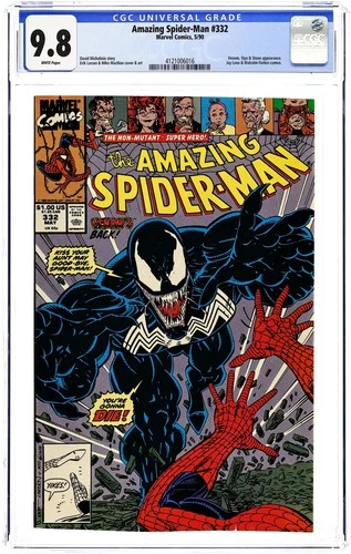 Amazing Spider-Man #332 CGC 9.8 1990 4121006016