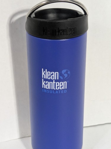 Botella de agua de viaje con aislamiento al vacío Klean Kanteen 16 oz acero inoxidable azul - Imagen 2 de 11