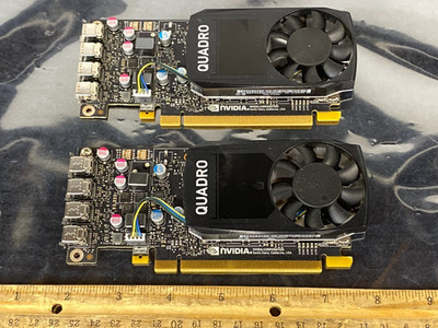 Lot of 2 Nvidia Quadro P620 Video Graphics Cards (Units Only)