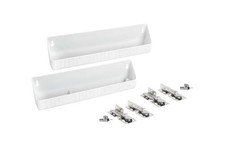 Rev-A-Shelf 14" Kitchen Sink Front Tip Out Accessory Trays White
