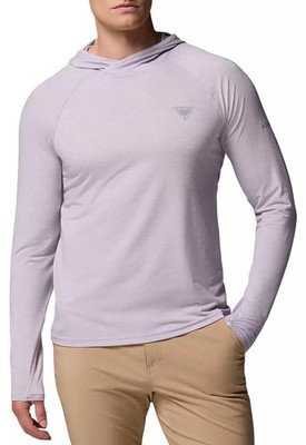 Columbia Men's PFG Uncharted Neps Hoodie Lavender Medium NWT $60