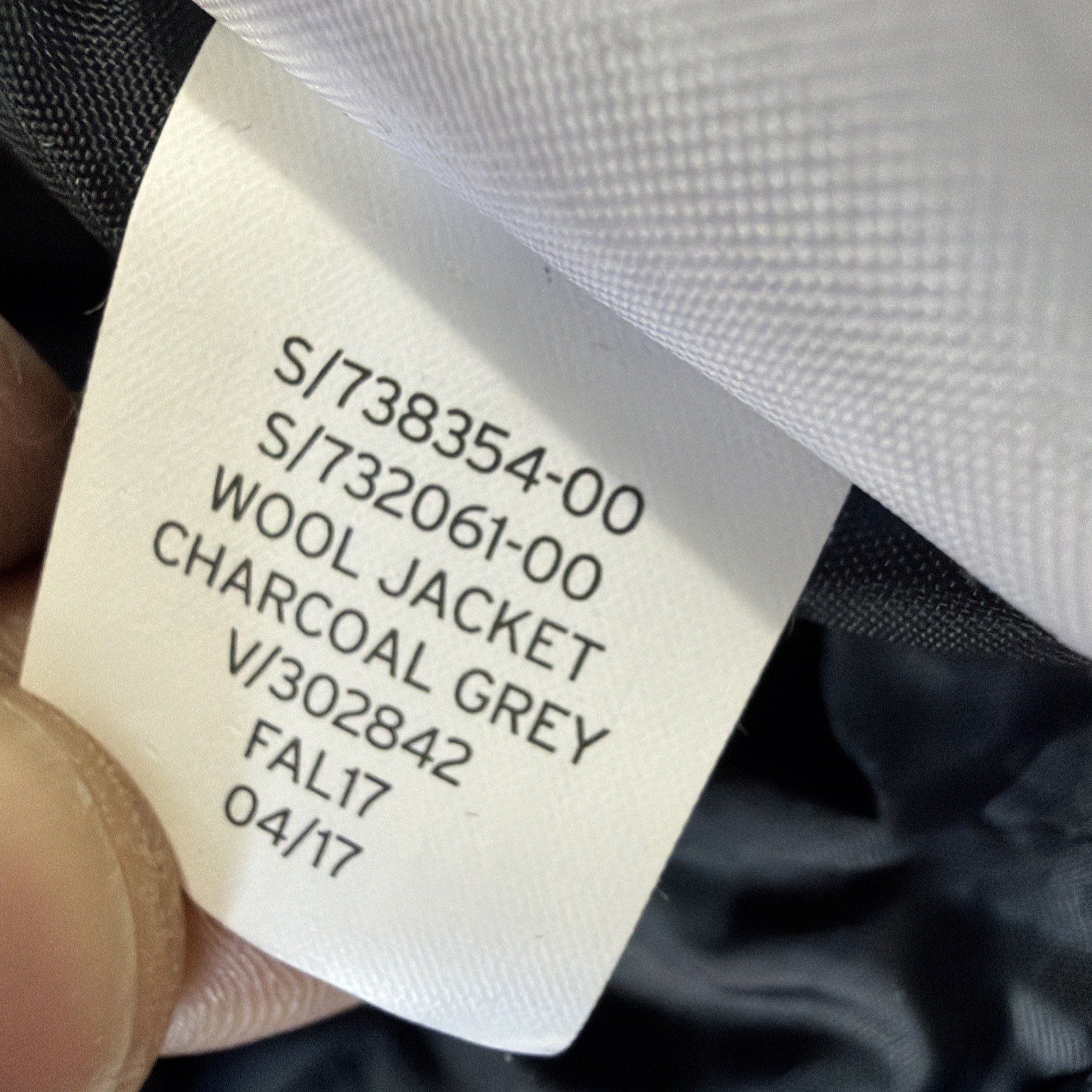 Gap Mens Wool Blend Jacket Car Coat XL Insulated ~ Charcoal Gray Spring Winter image 10