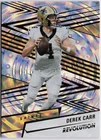 2025 Panini Revolution Football Fractal Derek Carr #27