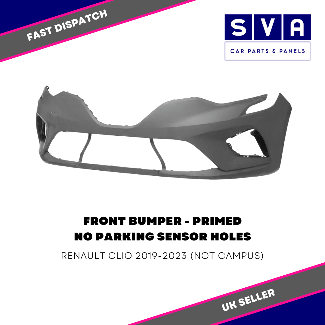 For Renault Clio 2019> Front Bumper Primed - Insurance Approved New 620220229R