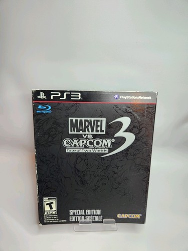 Marvel vs. Capcom 3: Fate of Two Worlds Special Edition PS3 Steel Book Nice CIB - Picture 12 of 17