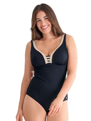Lisca Sydney 043603 Badeanzug mit Schale Gr. 40-52 B-E in blau, schwarz