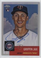 2022 Topps Chrome Platinum Anniversary Refractor 115/199 Griffin Jax Auto 0hk3