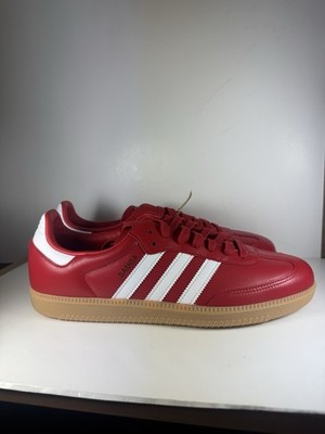 Adidas Men's Samba OG Size 10.5 Sneakers Better Scarlet Cloud White Gum JR0881