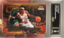 2003 UPPER DECK Rookie LEBRON JAMES FRESHMAN SEASON COLLECTIBLE 9 Mint #52