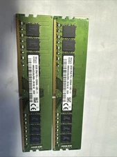 SK Hynix 64GB DDR4 RAM Kit (2x32GB) - 2Rx8 PC4-3200-AA-UB2-11 - HMAA4GU6AJR8N-XN