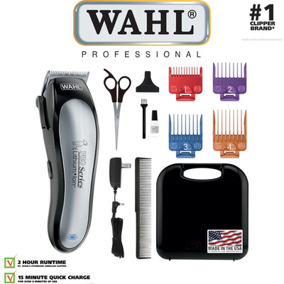 Wahl 9766 Lithium Ion Pro Cordless Pet Clipper Kit for Dogs & Cats *BRAND NEW*
