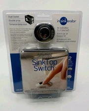 InSinkErator  76696 Air Switch for Sink with Dual Outlet  STS-00 Chrome or White