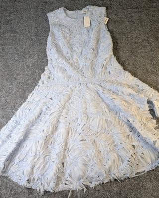 Jonathan Simkhai Vallan Blue Haze Dress Women's 4  $795 Originally NWT