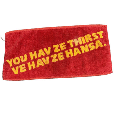Vintage Hansa Beer Towel Bar Pub Rag You Have Ze Thirst Free Shipping