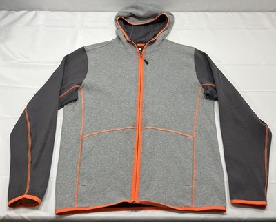 The North Face Steep Series Full Zip Hooded Jacket Flash Dry Mens Large Gray