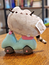 Gund Pusheen Cat on a scooter 10" plush