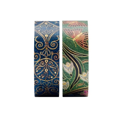 Azure/Poetry In Bloom (Mixed Pack) Washi Tape Paperblanks - Image 2